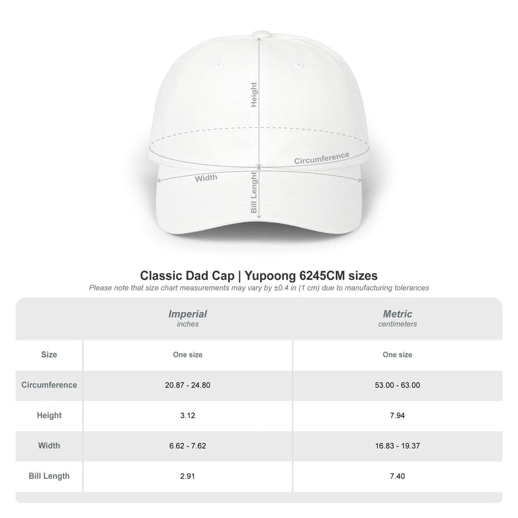 bst.c Embroidered Dad Cap — Casual White Baseball Hat
