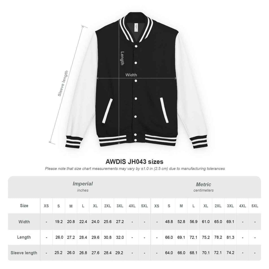 Letterman Jacket — Retro 'bst.c' Bar Code Patch Varsity Jacket
