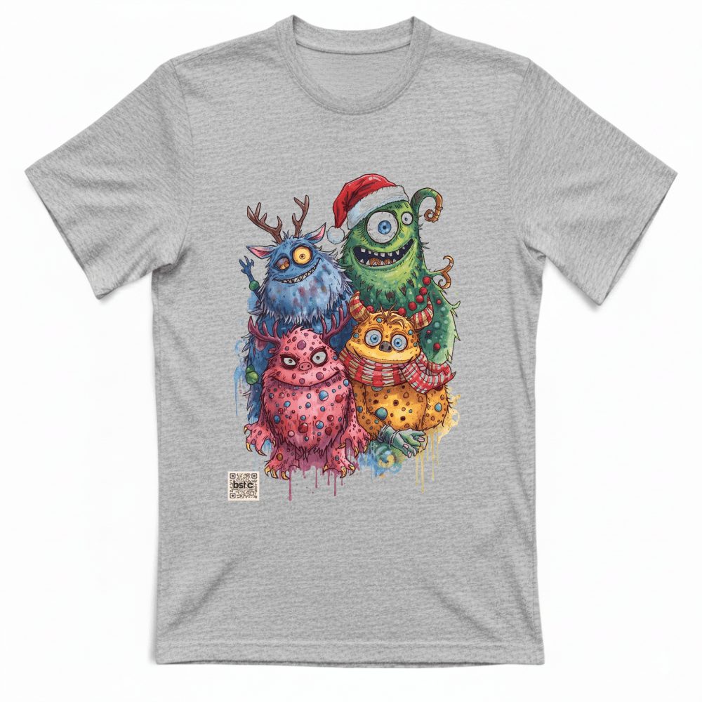 T-Shirt Unisex christmas moster t-shirt BST.C - drollido